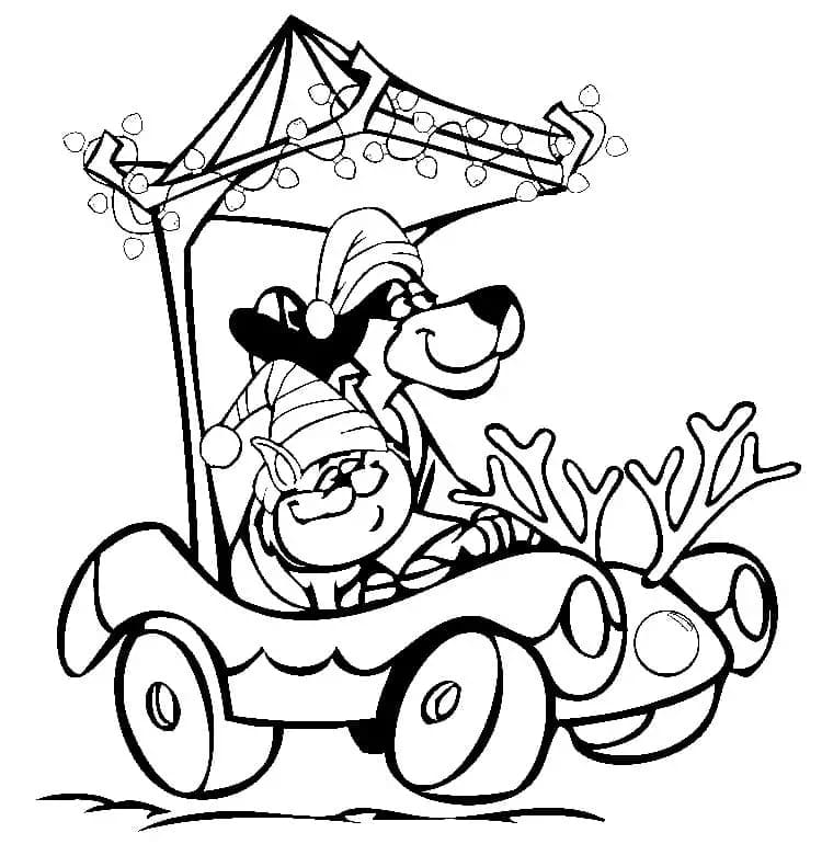 Temel Hong Kong Phooey resim Boyama Sayfası