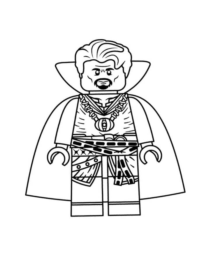 Temel Lego Avengers Boyama Sayfası