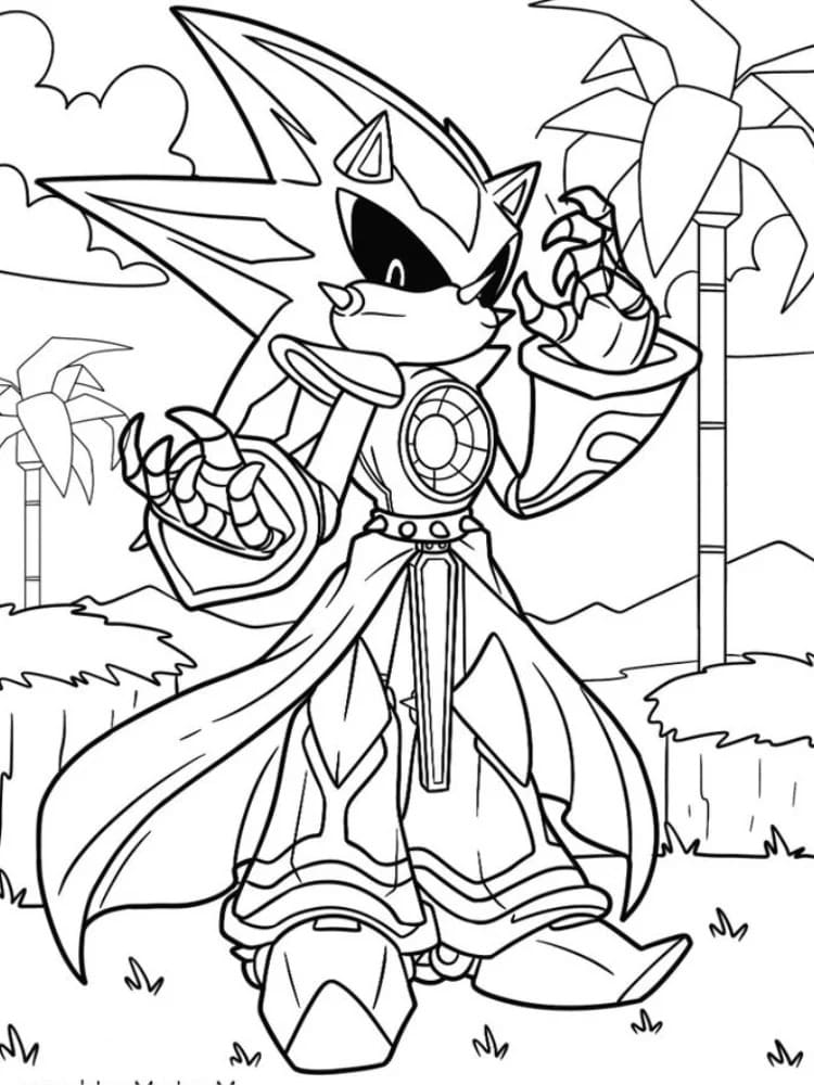 Temel Metal Sonic Boyama Sayfası