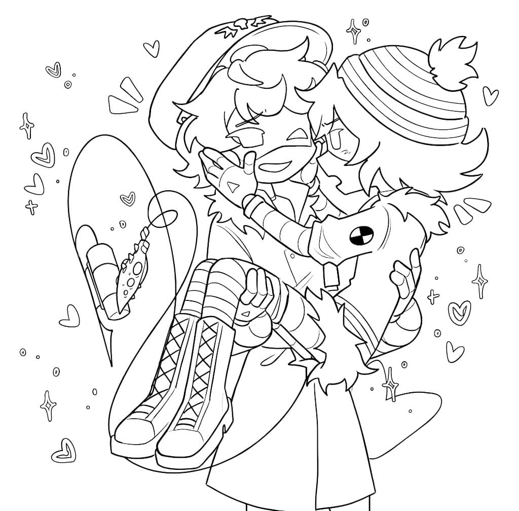 Temel Murder Drones Boyama Sayfası