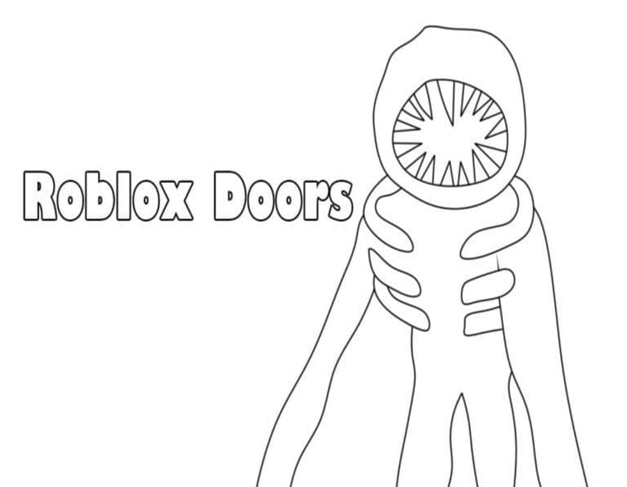 Roblox Doors Boyama Sayfaları