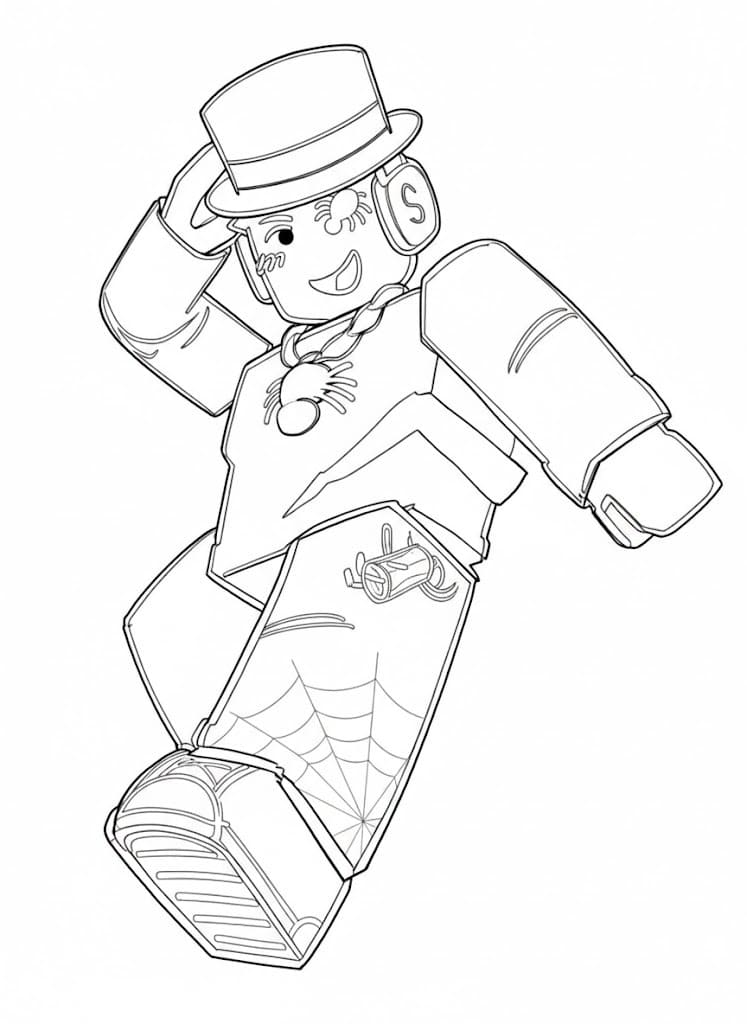 Temel SpyderSammy Çizim Boyama Sayfası