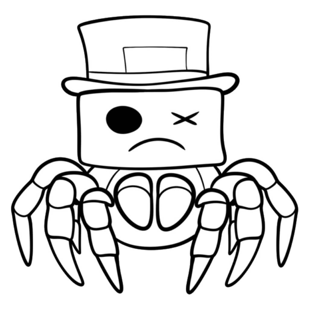 Temel SpyderSammy resim Boyama Sayfası