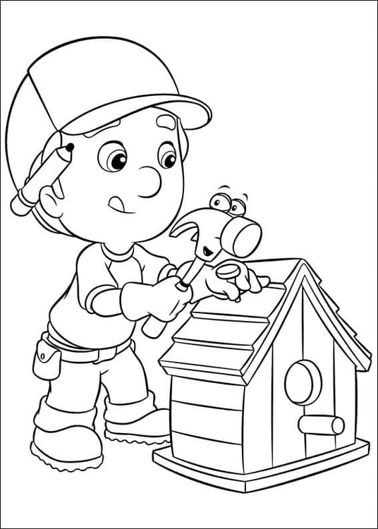 Temel Tamirci Manny Boyama Sayfası