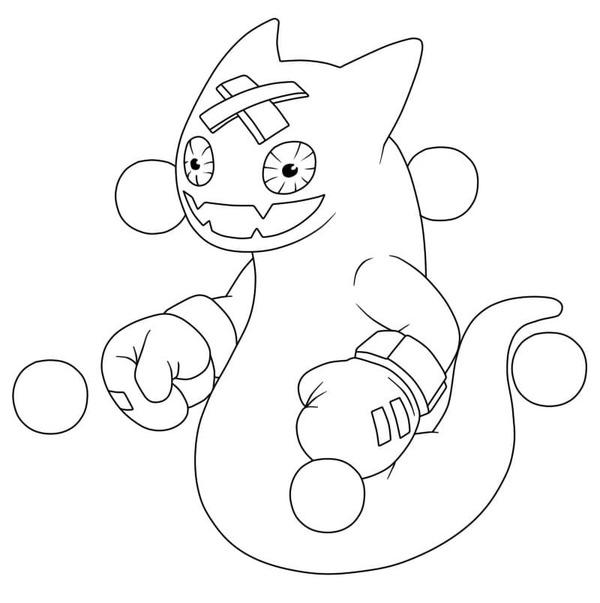 Temel çizim My Singing Monsters Boyama Sayfası