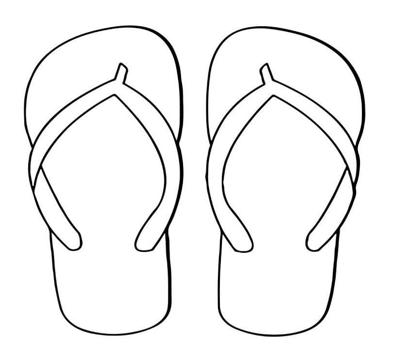 Terlik Ücretsiz yazdırılabilir Boyama Sayfası