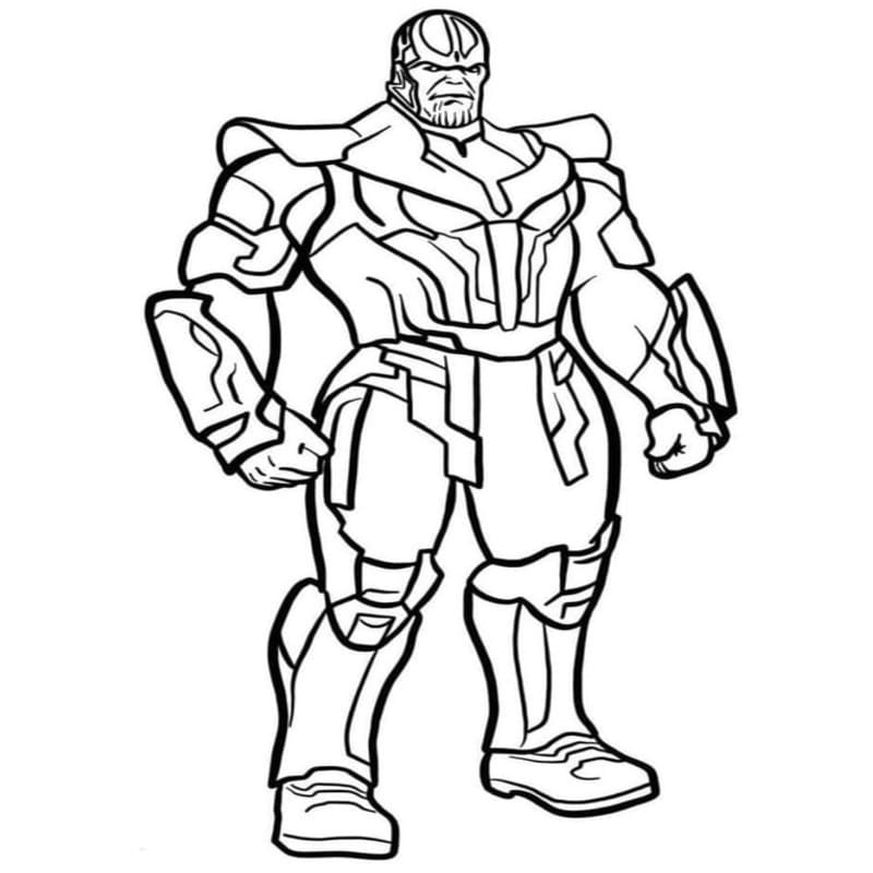 Thanos Kolay Boyama Sayfası