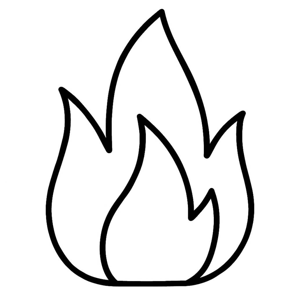 Ücretsiz Ateş Boyama Sayfası