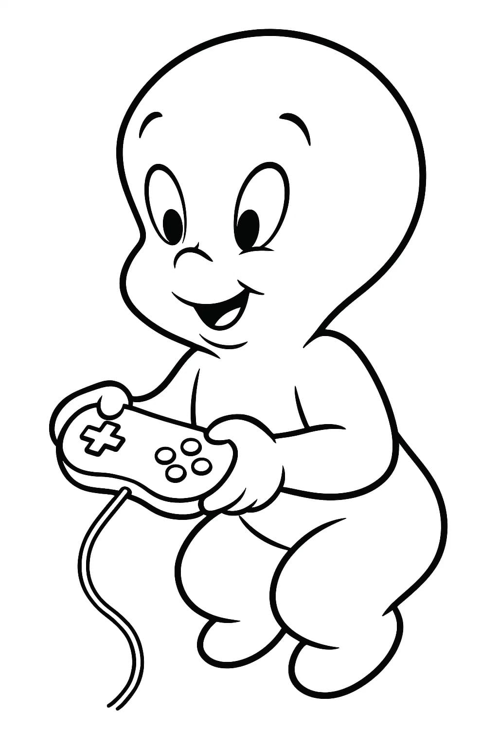 Ücretsiz Casper Boyama Sayfası