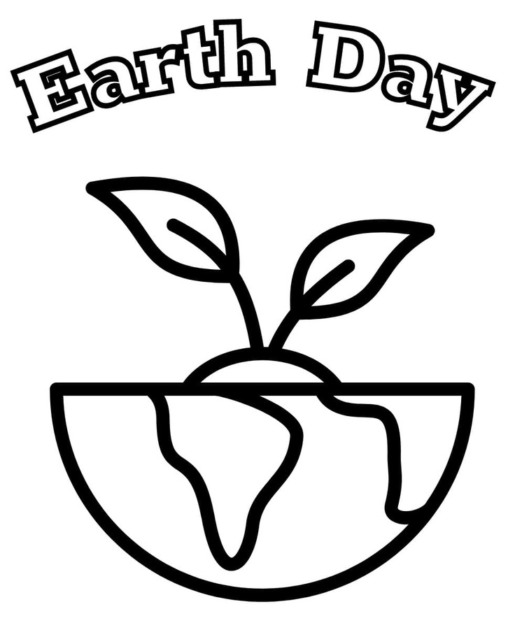 Ücretsiz Dünya Günü Boyama Sayfası