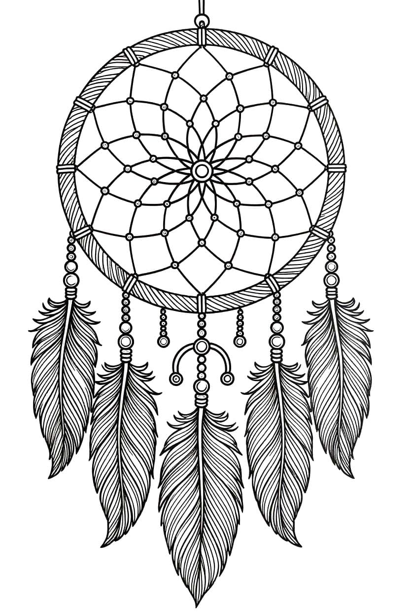 Ücretsiz Düş Kapanı Boyama Sayfası