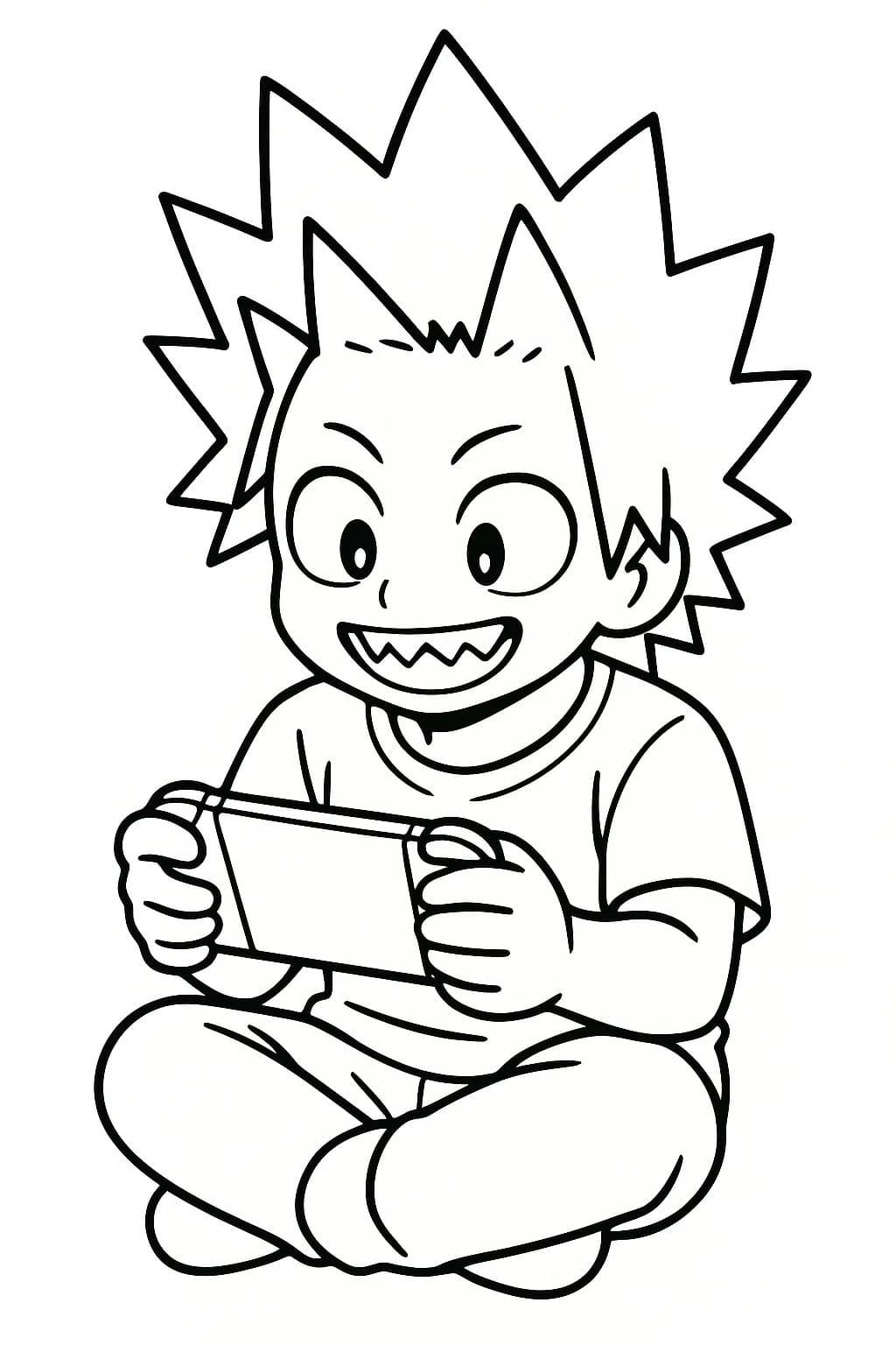 Ücretsiz Eijiro Kirishima Boyama Sayfası