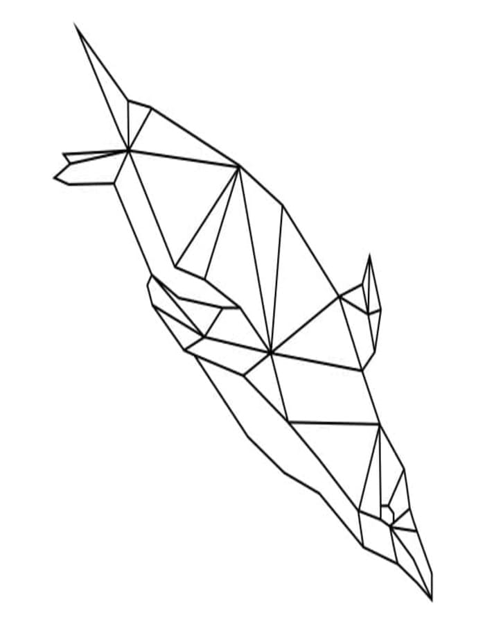 Ücretsiz Geometrik resim Boyama Sayfası