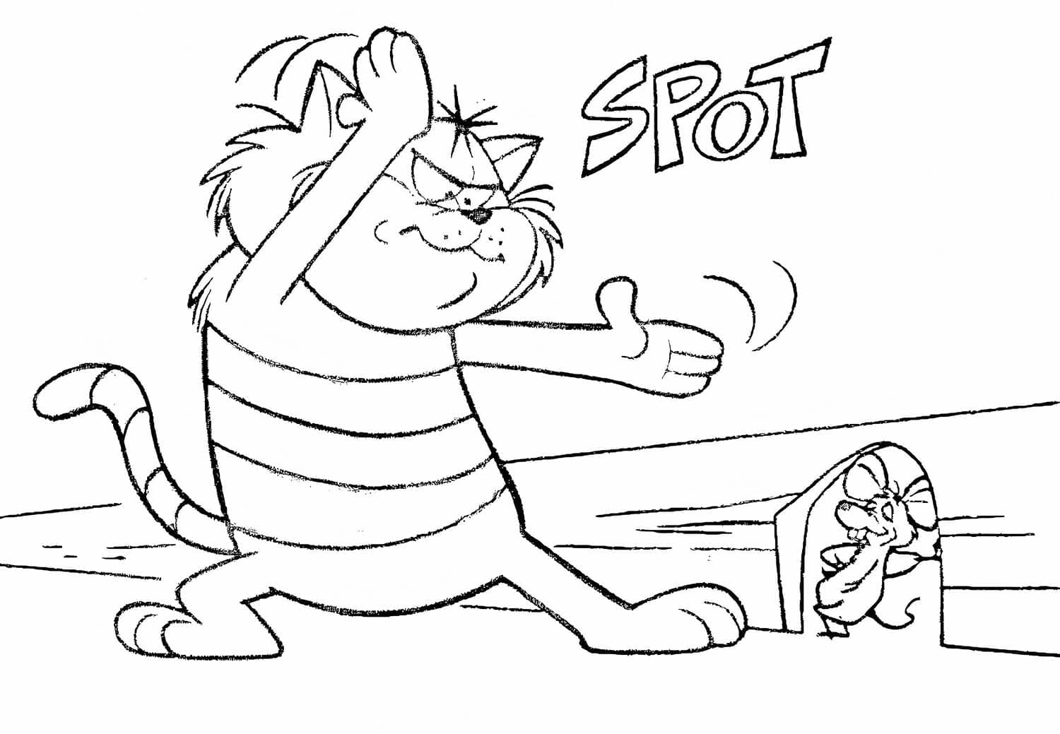 Ücretsiz Hong Kong Phooey Çizim Boyama Sayfası
