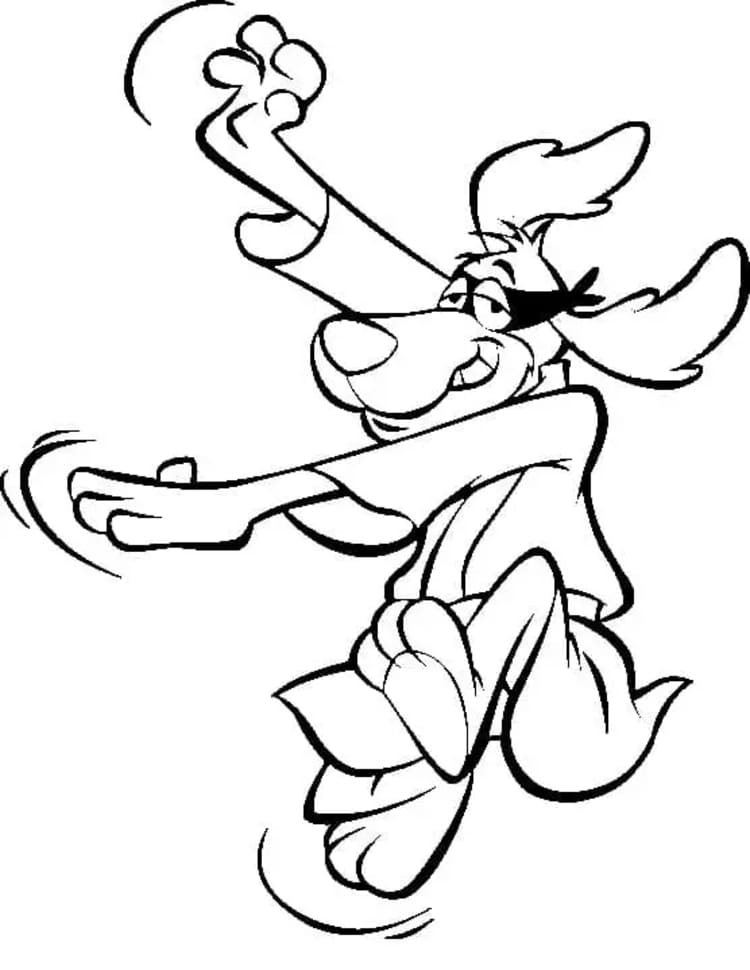 Ücretsiz Hong Kong Phooey Boyama Sayfası