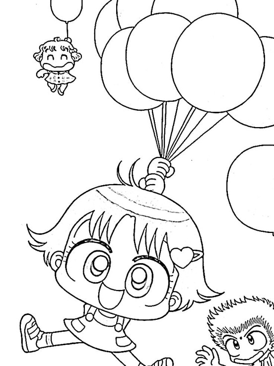 Ücretsiz Kocchi Muite Miiko'yu Çiz Boyama Sayfası