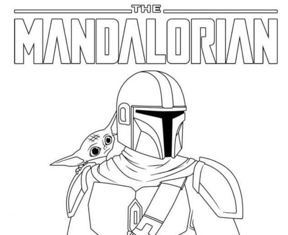 Mandalorian Boyama Sayfaları