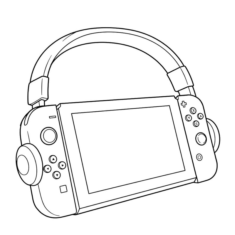 Ücretsiz Nintendo Switch Boyama Sayfası