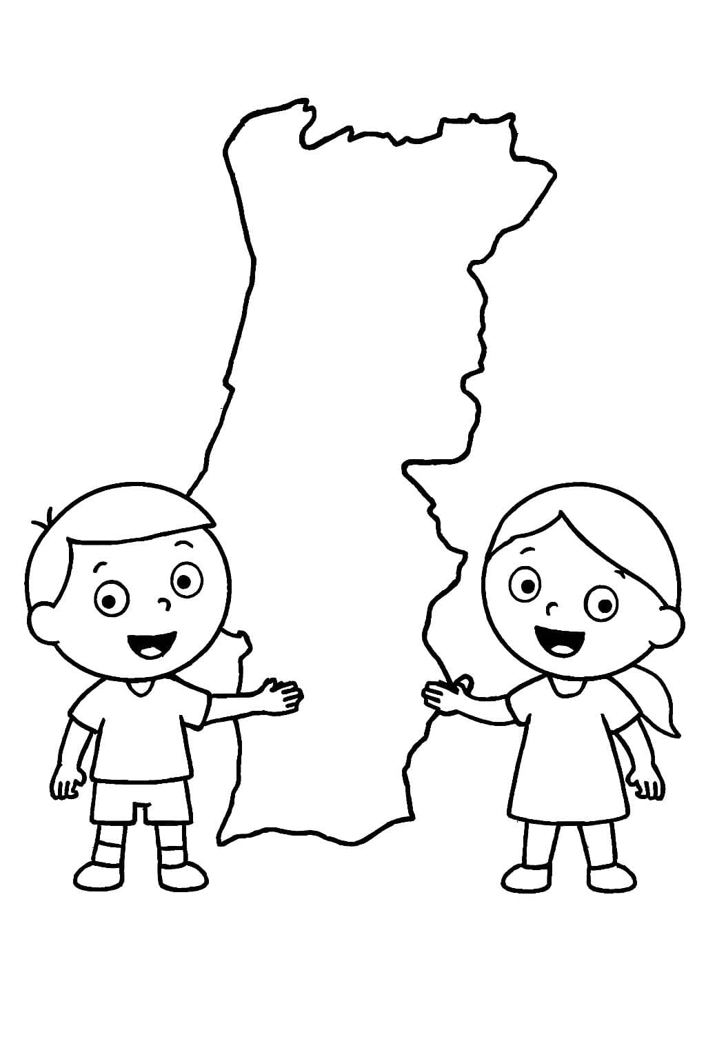 Ücretsiz Portekiz Boyama Sayfası