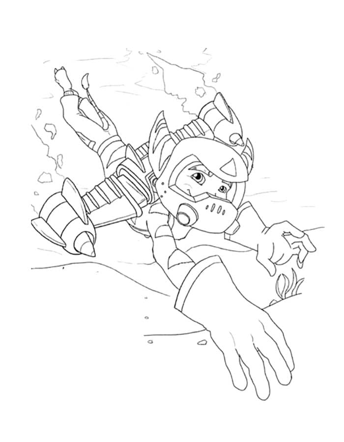 Ücretsiz Ratchet ve Clank resim Boyama Sayfası