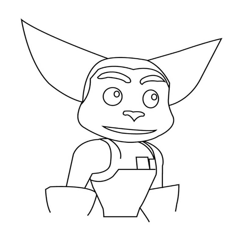 Ücretsiz Ratchet ve Clank Boyama Sayfası