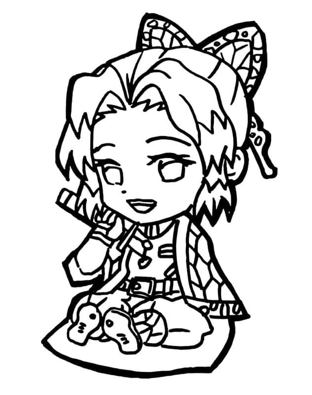 Ücretsiz Shinobu Kocho Boyama Sayfası