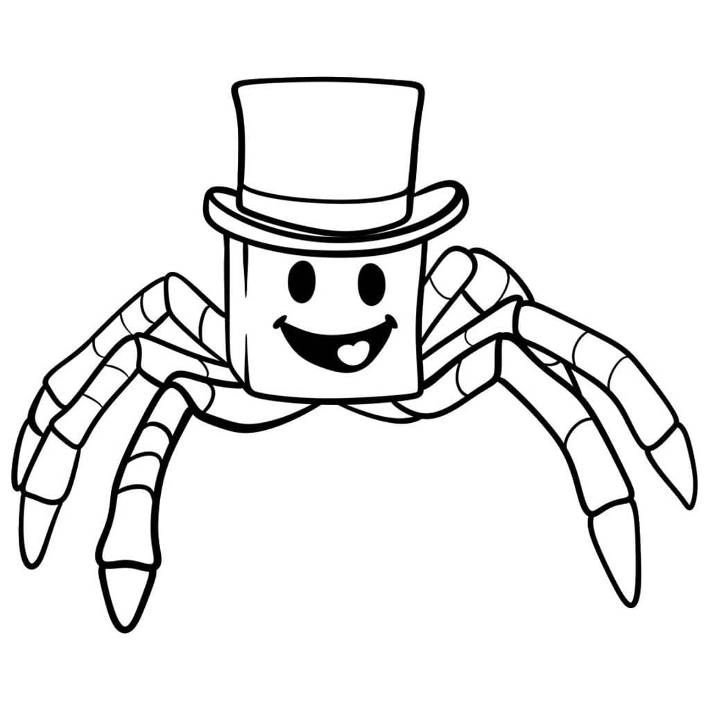 Ücretsiz SpyderSammy resim Boyama Sayfası