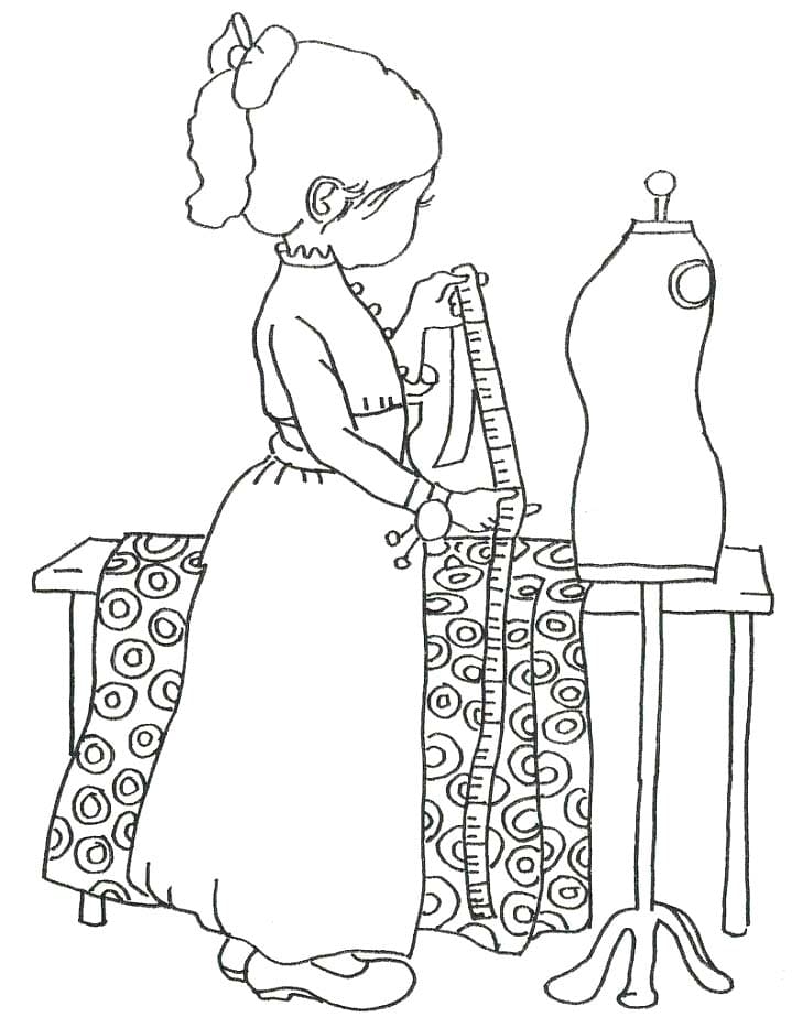 Ücretsiz Terzi Boyama Sayfası