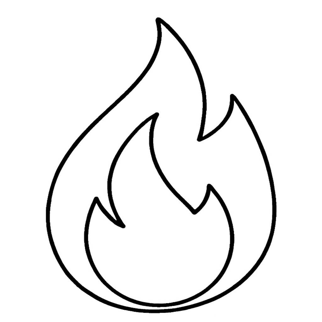 Ücretsiz Yazdırılabilir Ateş Boyama Sayfası