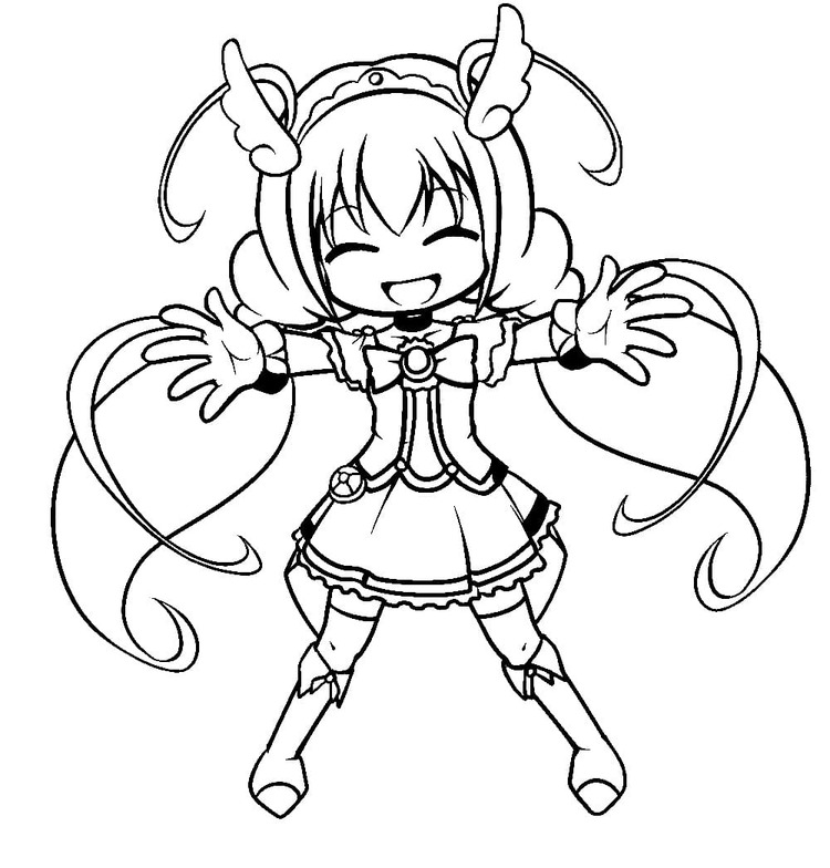 Ücretsiz Yazdırılabilir Glitter Force Boyama Sayfası