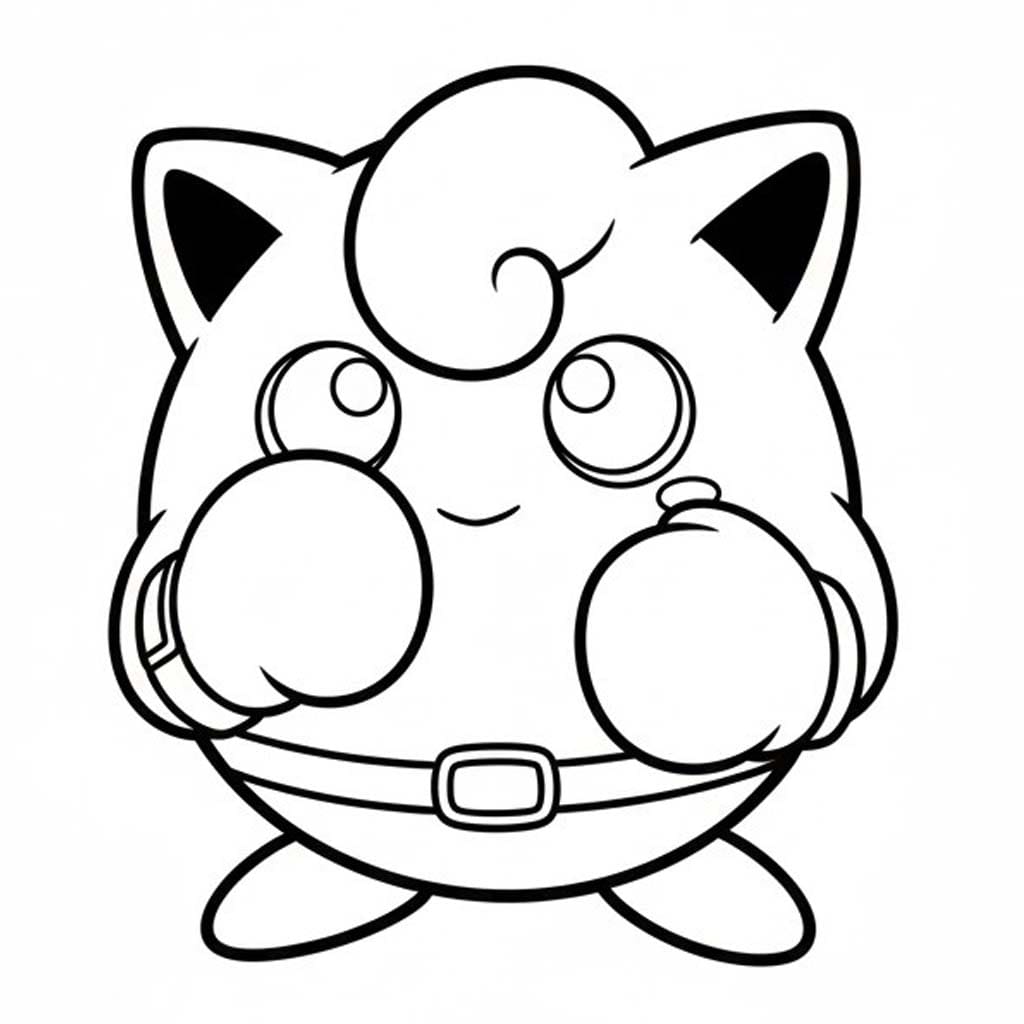 Jigglypuff Boyama Sayfaları