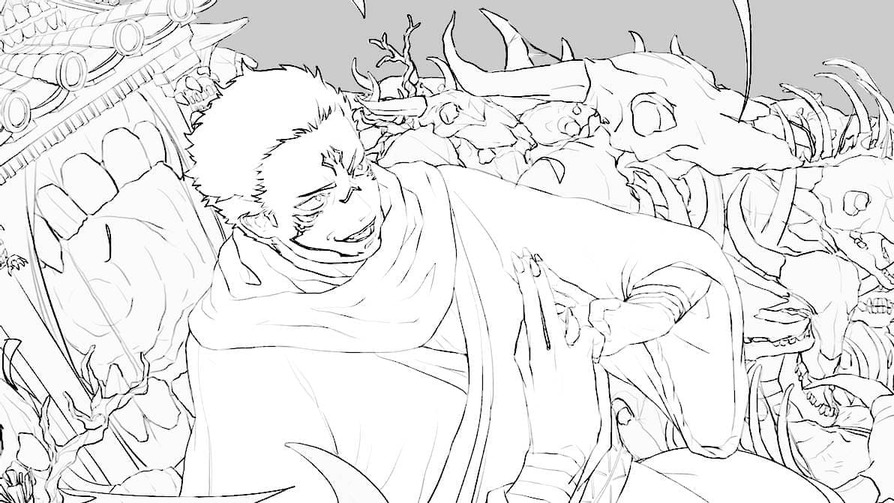 Ücretsiz Yazdırılabilir Jujutsu Kaisen Boyama Sayfası