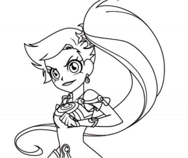 Ücretsiz Yazdırılabilir Lolirock Çizim Boyama Sayfası