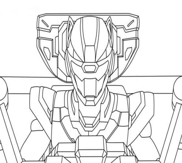 Ücretsiz Yazdırılabilir Miniforce resim Boyama Sayfası