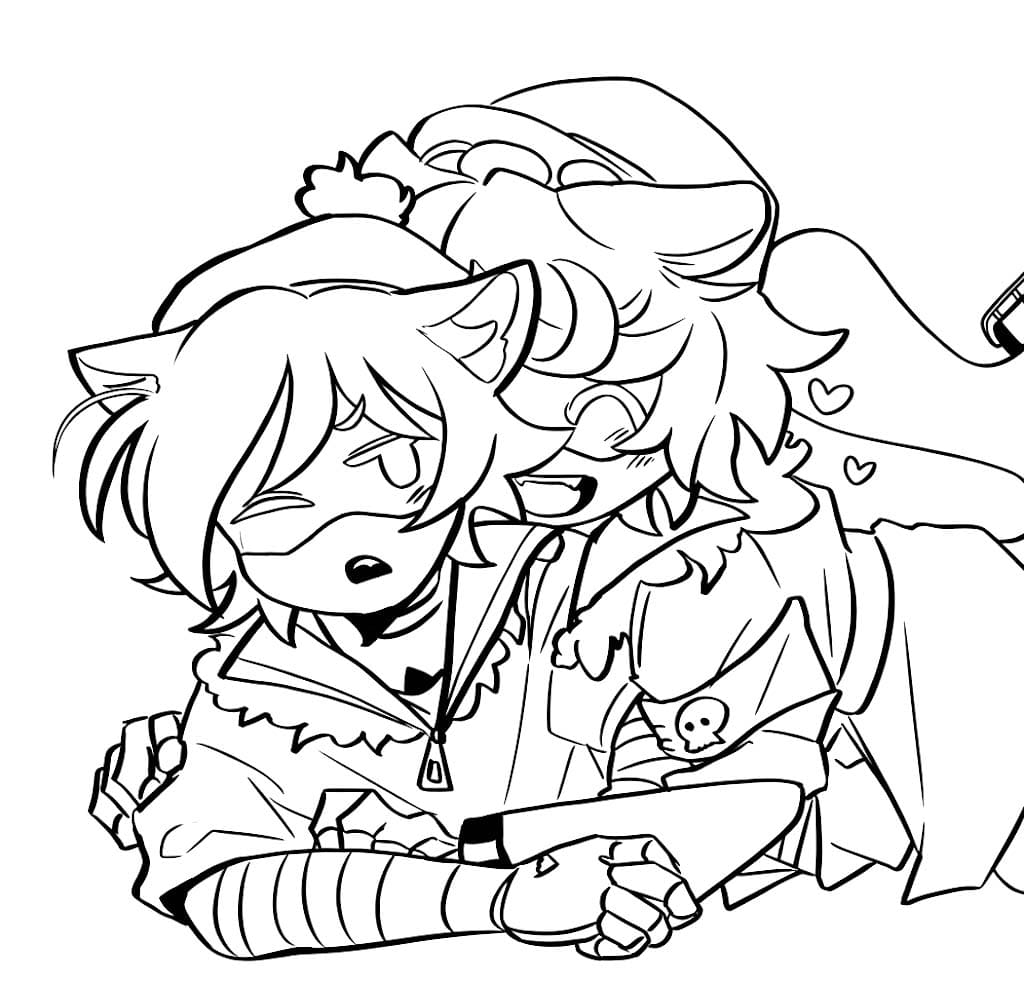 Ücretsiz Yazdırılabilir Murder Drones Çizim Boyama Sayfası