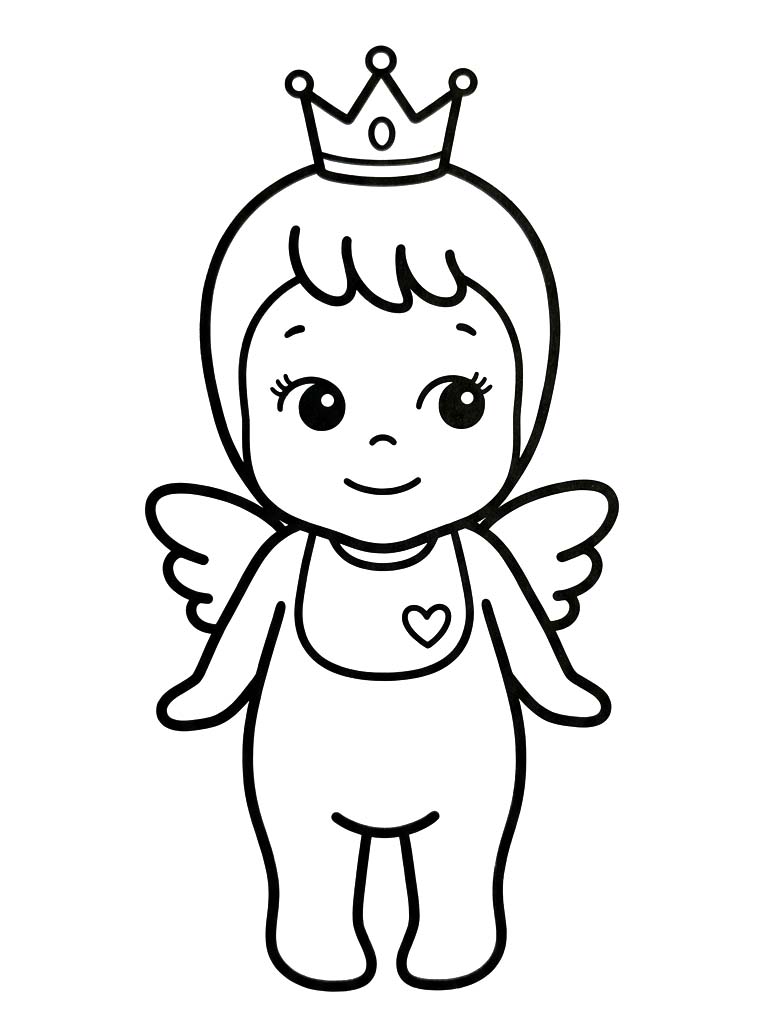 Ücretsiz Yazdırılabilir Sonny Angel Boyama Sayfası