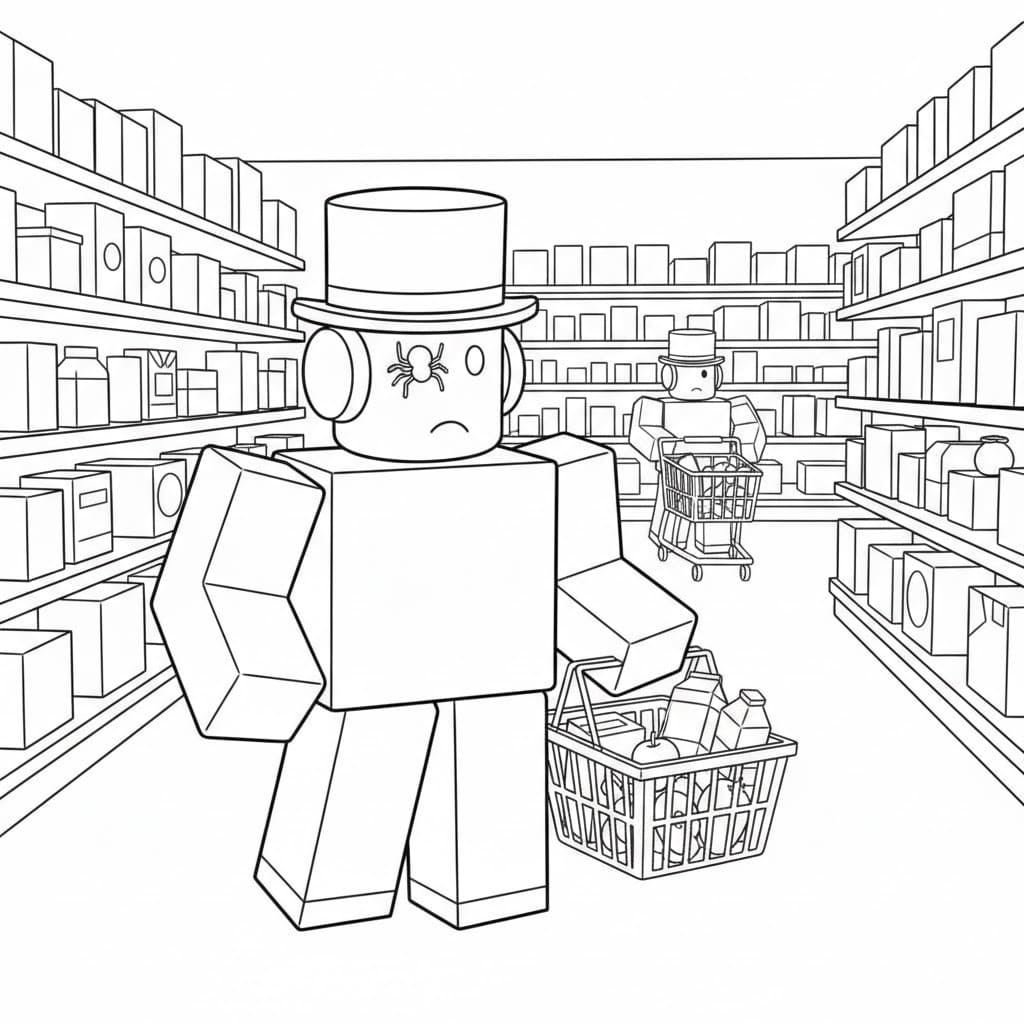 Ücretsiz Yazdırılabilir SpyderSammy Boyama Sayfası