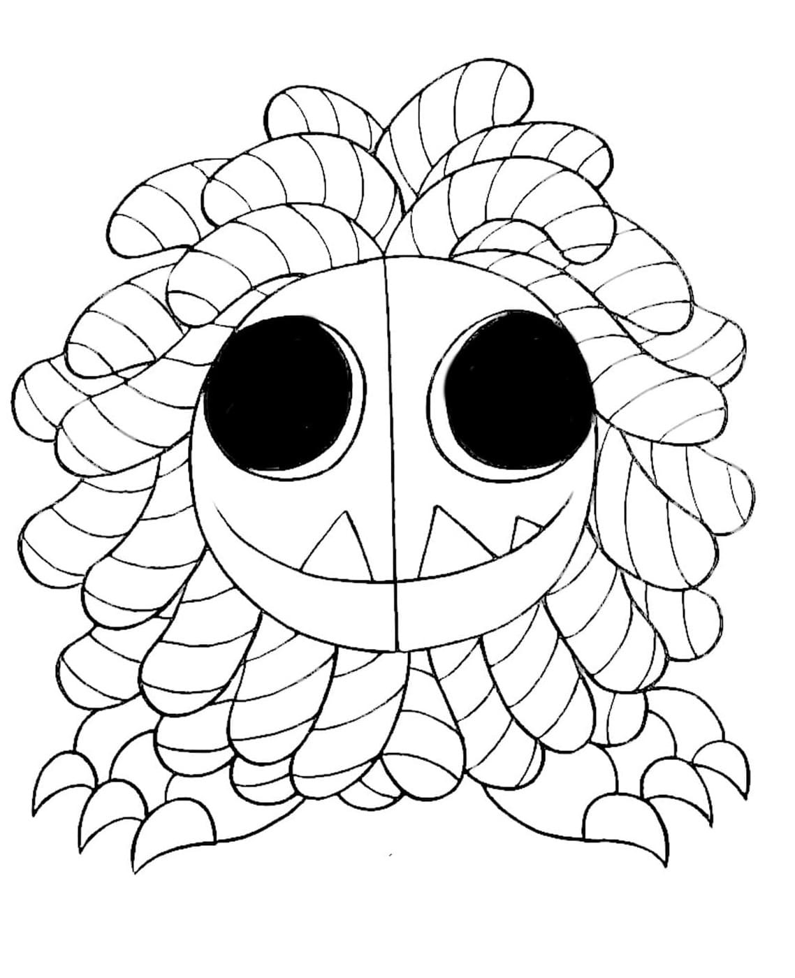 Ücretsiz Yazdırılabilir Yarnaby Boyama Sayfası