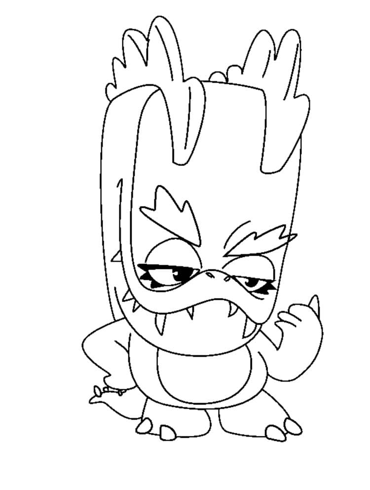 Ücretsiz Zooba Çiz Boyama Sayfası