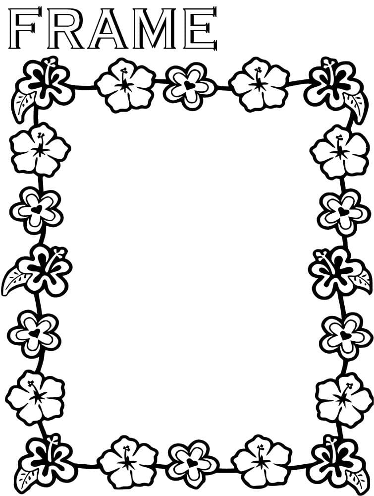 Ücretsiz yazdırılabilir Çerçeve Boyama Sayfası
