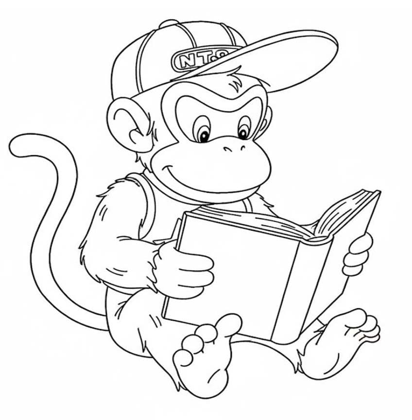 Ücretsiz yazdırılabilir Diddy Kong Boyama Sayfası