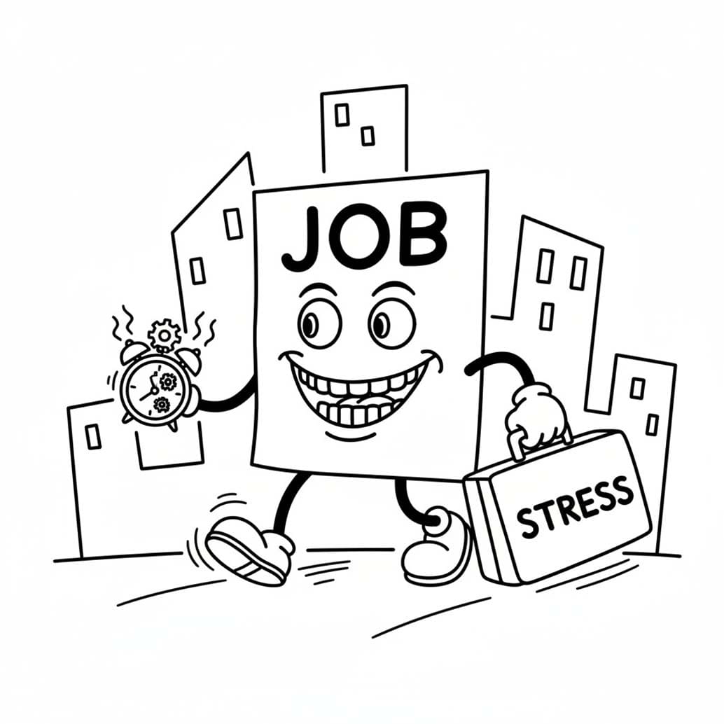 Ücretsiz yazdırılabilir Job Job Job Sahur Boyama Sayfası