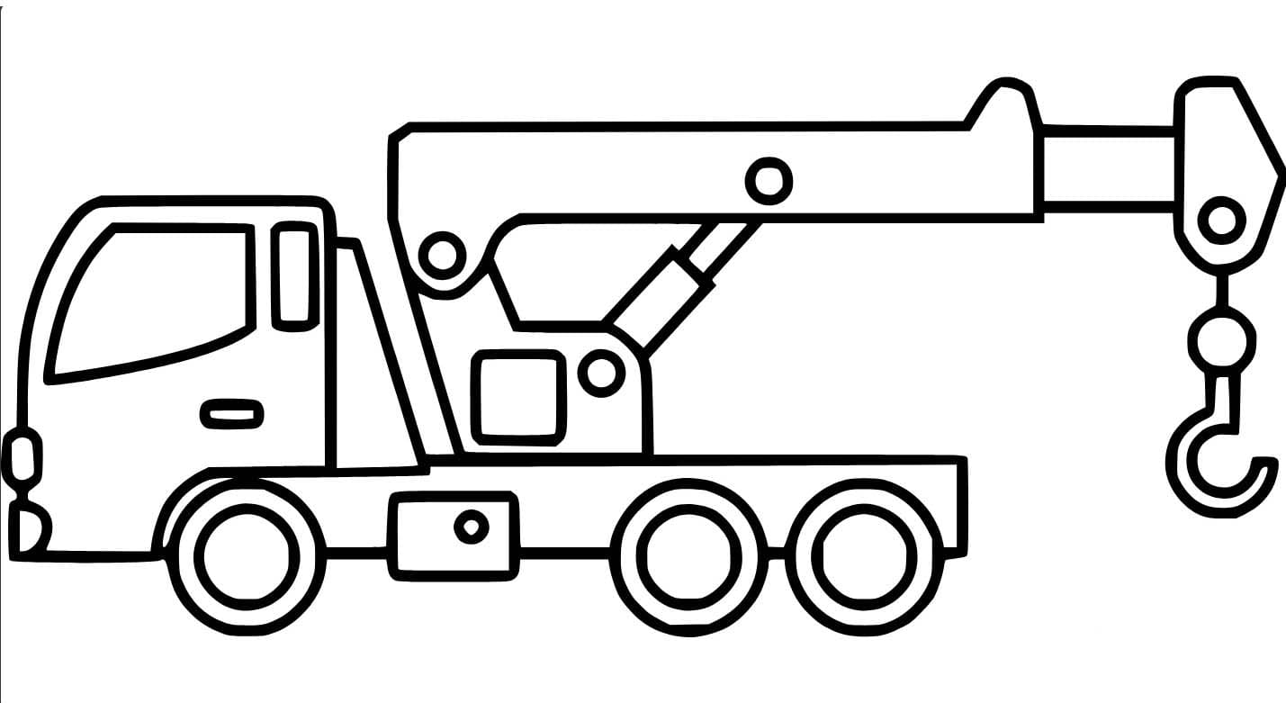Ücretsiz yazdırılabilir Vinç Boyama Sayfası
