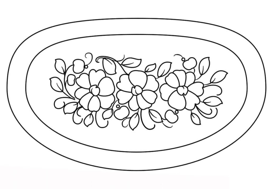 Ukrayna yazdırılabilir kolay Boyama Sayfası