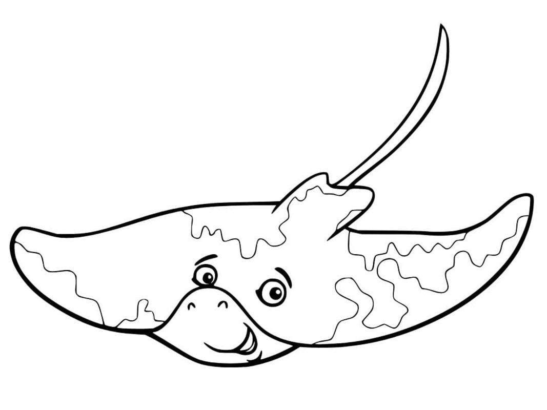 Vatoz çocuklar için basit Boyama Sayfası