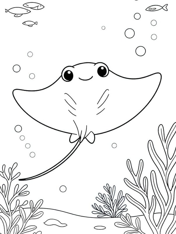 Vatoz çocuklar için temel Boyama Sayfası