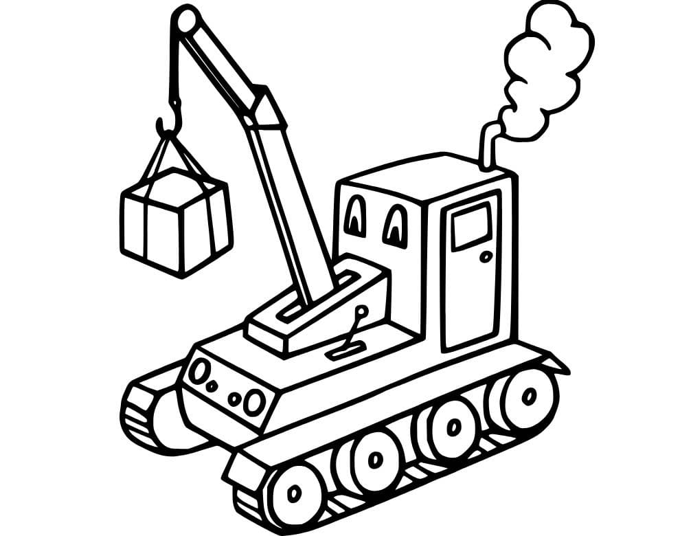 Vinç Ücretsiz yazdırılabilir Boyama Sayfası