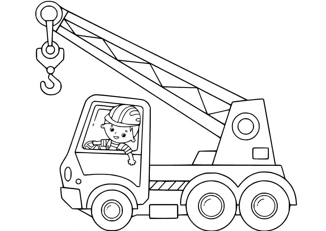 Vinç Ücretsiz Boyama Sayfası