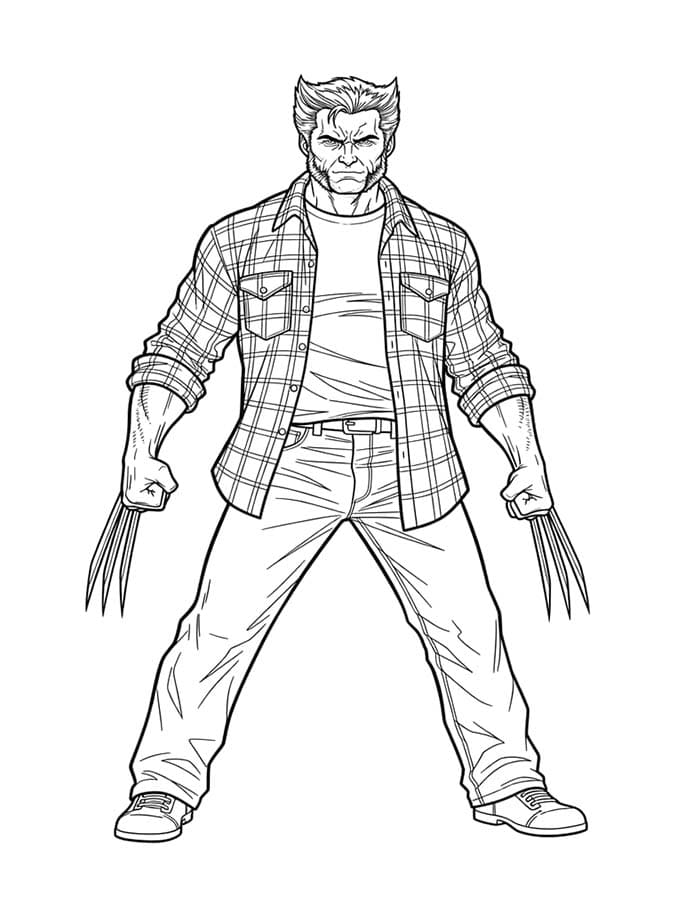 Wolverine Boyama Sayfası