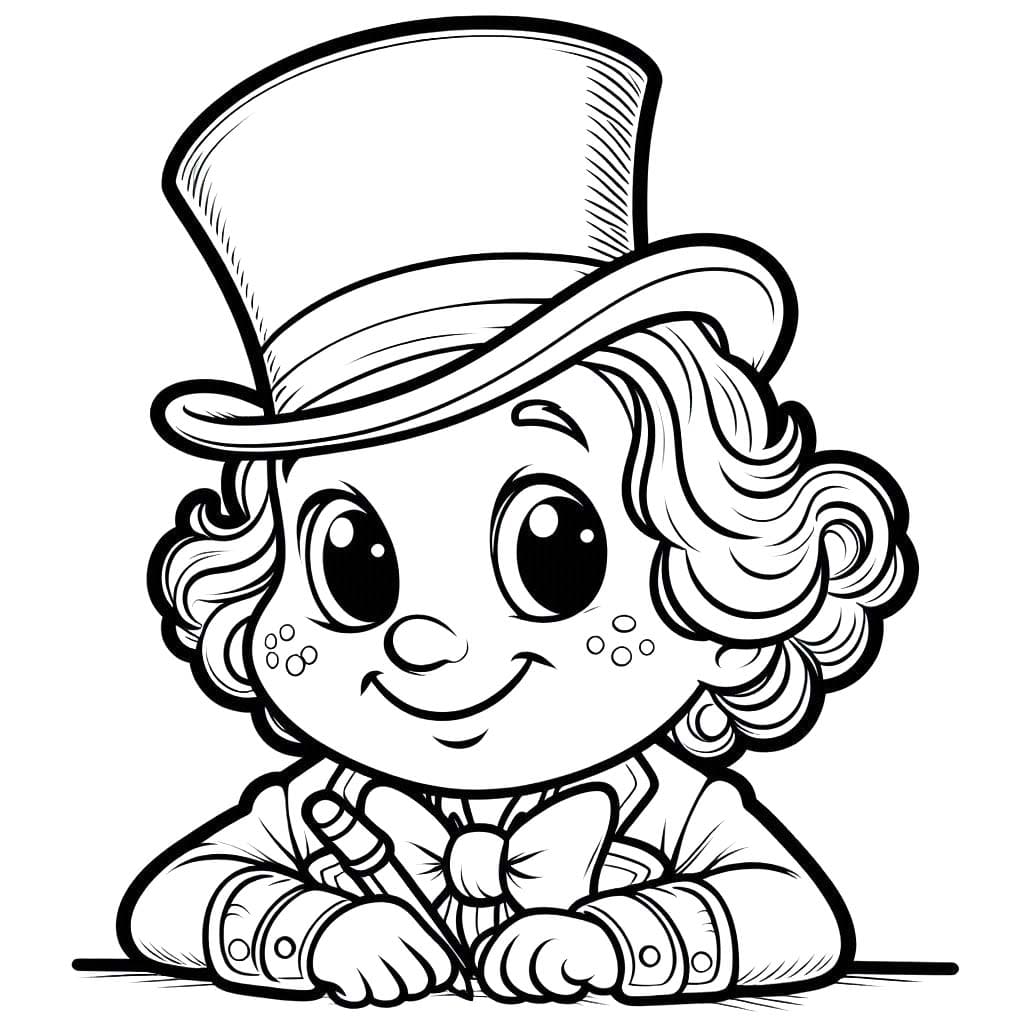 Wonka'yı çiz 2 Boyama Sayfası